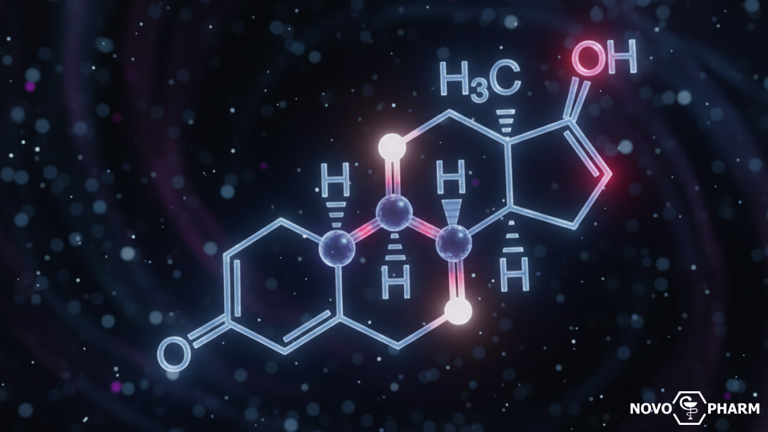 19-nor anabolic steroid molecule